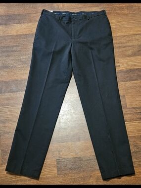 N/A BROOKS BROTHERS mens big & tall dress pants SIZE  40x36 COLOR BLACK